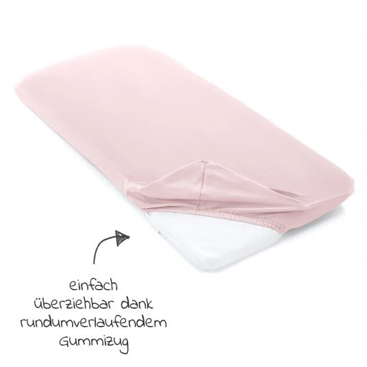 LaLoona Spannbetttuch 2er Pack für kleine Matratzen 40 x 90 cm - Rosa 4 LaLoona Spannbetttuch 2er Pack für kleine Matratzen 40 x 90 cm - Rosa – Bild 4