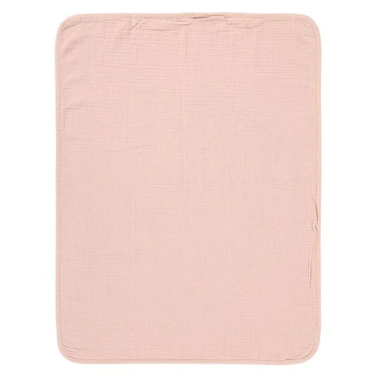 Lässig Babydecke Muselin Blanket GOTS 75 x 100 cm - Dots Powder Pink 2 Lässig Babydecke Muselin Blanket GOTS 75 x 100 cm - Dots Powder Pink – Bild 2