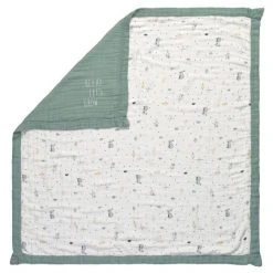 Lässig Krabbel- & Kuscheldecke Heavenly Soft - Bambus 100 x 100 cm - Garden Explorer