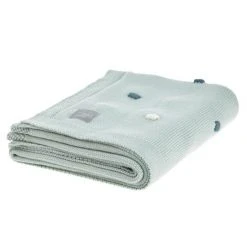 Lässig Strick-Kuscheldecke aus Bio-Baumwolle 80 x 110 cm - Dots - Light Mint -Wohnen & Schlafen Verkäufe lassig strick kuscheldecke aus bio baumwolle 80 x 110 cm dots light mint 1542005561 d2