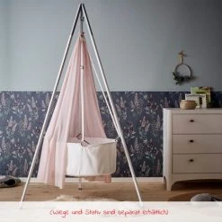 Leander Himmel aus Baumwoll-Voile für Wiege Classic - Dusty Rose - Kollektion 2022 -Wohnen & Schlafen Verkäufe leander himmel aus baumwoll voile fur wiege classic dusty rose 104361 63 d2