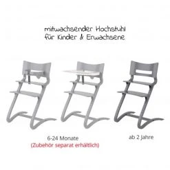 Leander Hochstuhl Classic stabil, individuell einstellbar, mitwachsend - Grau - Kollektion 2022 -Wohnen & Schlafen Verkäufe leander hochstuhl classic stabil individuell einstellbar mitwachsend grau 300000 09 d3
