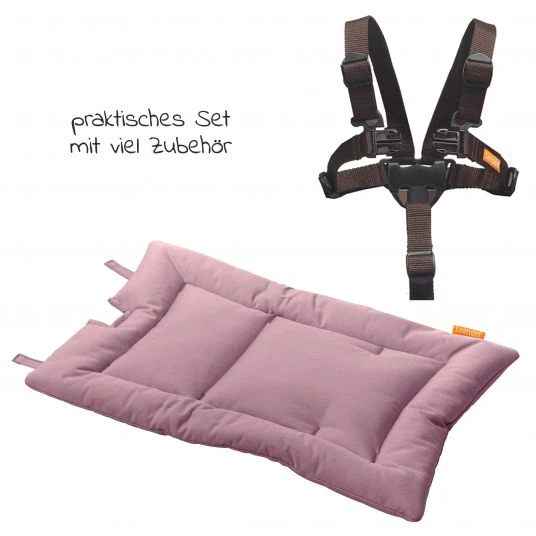 Leander Hochstuhl-Set 6-tlg. Classic inkl. Bügel, Tablett, Ledergurt, Sicherheitsgurt & Sitzkissen - Whitewash - Kollektion 2022 3 Leander Hochstuhl-Set 6-tlg. Classic inkl. Bügel, Tablett, Ledergurt, Sicherheitsgurt & Sitzkissen - Whitewash - Kollektion 2022 – Bild 3