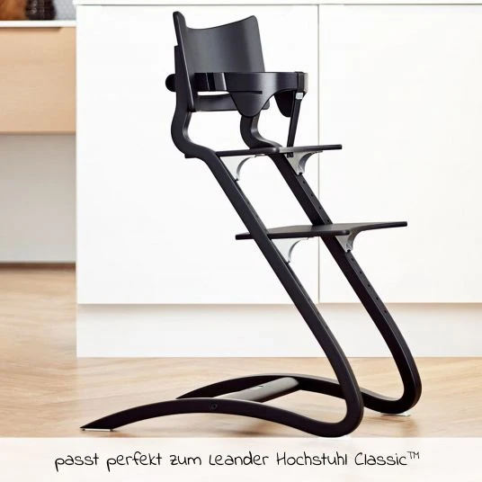 Leander Ledergurt für Sicherheitsbügel für Hochstuhl Classic - Schwarz - Kollektion 2022 3 Leander Ledergurt für Sicherheitsbügel für Hochstuhl Classic - Schwarz - Kollektion 2022 – Bild 3