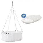 Leander Spannbetttuch 2er Pack aus Bio-Baumwolle für Wiege Classic 40 x 80 cm - Snow - Kollektion 2022 5 Leander Spannbetttuch 2er Pack aus Bio-Baumwolle für Wiege Classic 40 x 80 cm - Snow - Kollektion 2022 – Bild 5