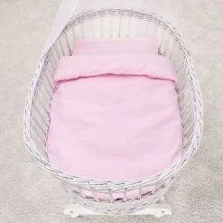 Makian Bettwäsche 80 x 80 cm - Uni Rosa -Wohnen & Schlafen Verkäufe makian bettwasche 80 x 80 cm uni rosa 48 15 d3