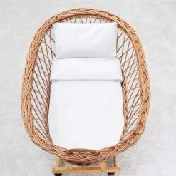 Makian Bettwäsche 80 x 80 cm - Uni Weiß -Wohnen & Schlafen Verkäufe makian bettwasche 80 x 80 cm uni weiss 46 15 d4