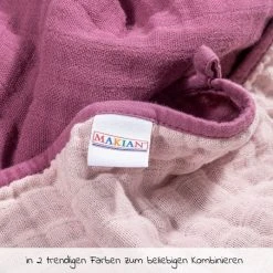 Makian Wende-Kuscheldecke / Babydecke Mull 4-lagig 70 x 100 cm - Orchidee Puder 8 Makian Wende-Kuscheldecke / Babydecke Mull 4-lagig 70 x 100 cm - Orchidee Puder -Wohnen & Schlafen Verkäufe makian wende kuscheldecke babydecke mull 4 lagig 75 x 100 cm orchidee puder wkmop d2