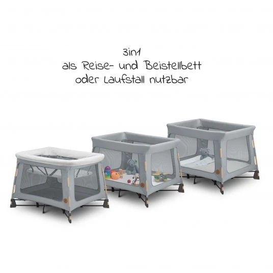 Maxi-Cosi 3 in 1 Reisebett Swift Reisebett, Beistellbett, Laufstall mit Matratze & Tragetasche nur 7 kg - Beyond Grey - Kollektion 2022 5 Maxi-Cosi 3 in 1 Reisebett Swift Reisebett, Beistellbett, Laufstall mit Matratze & Tragetasche nur 7 kg - Beyond Grey - Kollektion 2022 – Bild 5