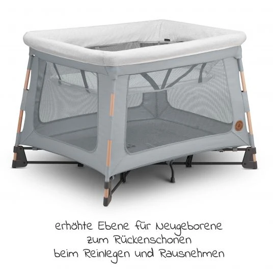 Maxi-Cosi 3 in 1 Reisebett Swift Reisebett, Beistellbett, Laufstall mit Matratze & Tragetasche nur 7 kg - Beyond Grey - Kollektion 2022 6 Maxi-Cosi 3 in 1 Reisebett Swift Reisebett, Beistellbett, Laufstall mit Matratze & Tragetasche nur 7 kg - Beyond Grey - Kollektion 2022 – Bild 6
