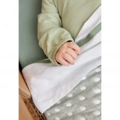 Meyco Baumwoll-Decke 75 x 100 cm - Little Dots - Forest Green -Wohnen & Schlafen Verkäufe meyco baumwoll decke 75 x 100 cm little dots forest green 2130032 d3