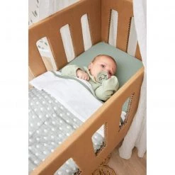 Meyco Baumwoll-Decke 75 x 100 cm - Little Dots - Forest Green -Wohnen & Schlafen Verkäufe meyco baumwoll decke 75 x 100 cm little dots forest green 2130032 d5