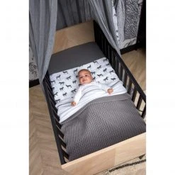 Meyco Baumwoll-Decke 75 x 100 cm - Patentstrick - Grey -Wohnen & Schlafen Verkäufe meyco baumwoll decke 75 x 100 cm patentstrick grey 2733075 d3