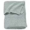 Meyco Baumwoll-Decke 75 x 100 cm - Relief Mixed - Grün