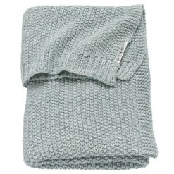 Meyco Baumwoll-Decke 75 x 100 cm - Relief Mixed - Grün