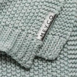 Meyco Baumwoll-Decke 75 x 100 cm - Relief Mixed - Grün -Wohnen & Schlafen Verkäufe meyco baumwoll decke 75 x 100 cm relief mixed grun 2733084 d2