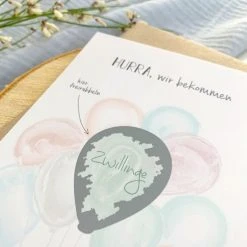 Mintkind Baby-Rubbelkarte - Schwangerschaft - Wir bekommen Zwillinge 8 Mintkind Baby-Rubbelkarte - Schwangerschaft - Wir bekommen Zwillinge -Wohnen & Schlafen Verkäufe mintkind baby rubbelkarte schwangerschaft wir bekommen zwillinge pkr zwillinge d2