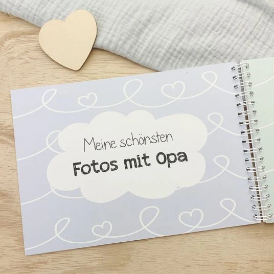Mintkind Erinnerungsbuch / Familienbuch / Babybuch - Ich und mein Opa 6 Mintkind Erinnerungsbuch / Familienbuch / Babybuch - Ich und mein Opa – Bild 6
