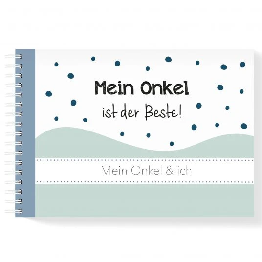 Mintkind Erinnerungsbuch / Familienbuch / Babybuch- Mein Onkel und ich 1 Mintkind Erinnerungsbuch / Familienbuch / Babybuch- Mein Onkel und ich