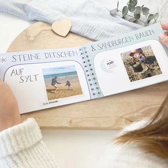 Mintkind Erinnerungsbuch / Familienbuch / Babybuch - Mein Patenonkel und ich 3 Mintkind Erinnerungsbuch / Familienbuch / Babybuch - Mein Patenonkel und ich – Bild 3