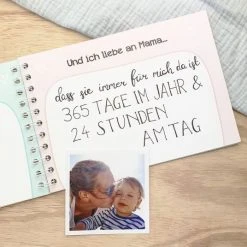 Mintkind Erinnerungsbuch / Familienbuch / Babybuch - Meine Mama und ich -Wohnen & Schlafen Verkäufe mintkind erinnerungsbuch familienbuch babybuch meine mama und ich b mama d4