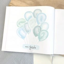 Mintkind Gästebuch / Babypartybuch - Meine Babyparty - Blau -Wohnen & Schlafen Verkäufe mintkind gastebuch babypartybuch meine babyparty blau gb babyparty r d3