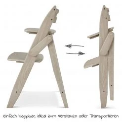 Moji Hochstuhl Yippy Trunk - flach klappbar, mitwachsend, Vollholz - Cashmere -Wohnen & Schlafen Verkäufe moji hochstuhl yippy trunk flach klappbar mitwachsend vollholz cashmere 12003302210 d2