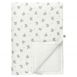 Noppies Babydecke mit Wendefunktion Musselin aus Bio-Baumwolle 75 x 100 cm - Blooming Clover - Beetle