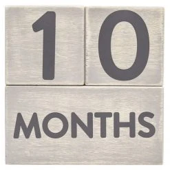 Pearhead Meilenstein Foto-Würfel für Schwangerschaft & Baby