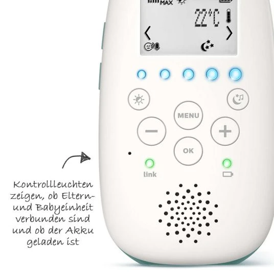 Philips Avent Babyphone DECT mit Smart Eco Mode & Projektor - SCD731/26 3 Philips Avent Babyphone DECT mit Smart Eco Mode & Projektor - SCD731/26 – Bild 3