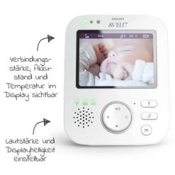 Philips Avent Video-Babyphone mit Kamera - digital 3,5 Zoll - SCD845/26 -Wohnen & Schlafen Verkäufe philips avent video babyphone mit kamera digital 3 5 zoll scd845 26 scd845 26 d2