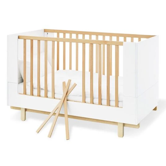 Pinolino Kinderzimmer Boks mit 2-türigem Schrank, Bett, breiter Wickelkommode 2 Pinolino Kinderzimmer Boks mit 2-türigem Schrank, Bett, breiter Wickelkommode – Bild 2