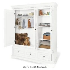 Pinolino Kinderzimmer Emilia 3-türigem Schrank, Bett, extrabreiter Wickelkommode -Wohnen & Schlafen Verkäufe pinolino kinderzimmer emilia 3 turigem schrank bett extrabreiter wickelkommode 103467xg d2