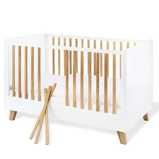 Pinolino Kinderzimmer Pan mit 3-türigem Schrank, Bett, breiter Wickelkommode 2 Pinolino Kinderzimmer Pan mit 3-türigem Schrank, Bett, breiter Wickelkommode – Bild 2