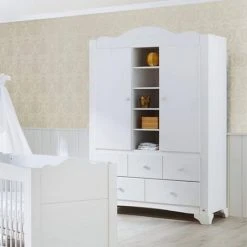 Pinolino Kleiderschrank Pino 2-türig - Kiefer massiv -Wohnen & Schlafen Verkäufe pinolino kleiderschrank pino 2 turig kiefer massiv 141642g d2