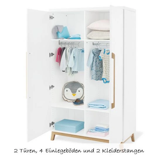 Pinolino Kleiderschrank Riva 2 Pinolino Kleiderschrank Riva – Bild 2
