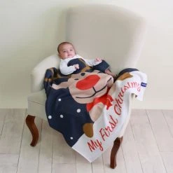 Quschel Babydecke / Kuscheldecke Roys erstes Weihnachten aus reiner Bio-Baumwolle 80 x 100 8 Quschel Babydecke / Kuscheldecke Roys erstes Weihnachten aus reiner Bio-Baumwolle 80 x 100 -Wohnen & Schlafen Verkäufe quschel babydecke kuscheldecke roys erstes weihnachten aus reiner bio baumwolle 80 x 100 gots qd 1023 d3