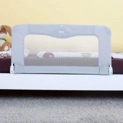 Reer Bettschutzgitter By My Side 100 cm - Weiß Grau -Wohnen & Schlafen Verkäufe reer bettschutzgitter by my side 100 cm weiss grau 45010 d3