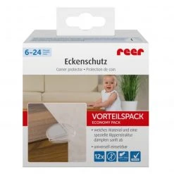 Reer Eckenschutz rund 12er Pack zum Kleben - Transparent / Weiß -Wohnen & Schlafen Verkäufe reer eckenschutz rund 12er pack zum kleben transparent weiss 82020 d2