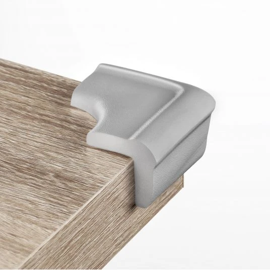 Reer Eckenschutz Soft 4er Pack zum Kleben - Grau 1 Reer Eckenschutz Soft 4er Pack zum Kleben - Grau