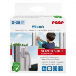 Reer Fenster- & Balkontürsicherung WinLock 3er Pack - Grau -Wohnen & Schlafen Verkäufe reer fenster balkontursicherung winlock 3er pack grau 70060 d5