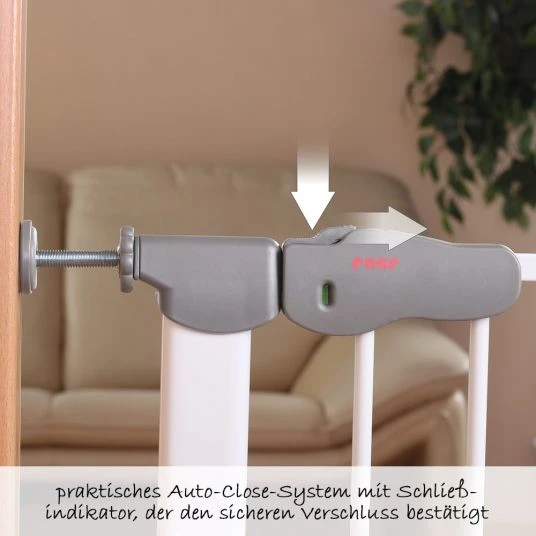 Reer Klemmgitter I-Gate Auto Close Metall 77,5 - 83,5 cm 4 Reer Klemmgitter I-Gate Auto Close Metall 77,5 - 83,5 cm – Bild 4