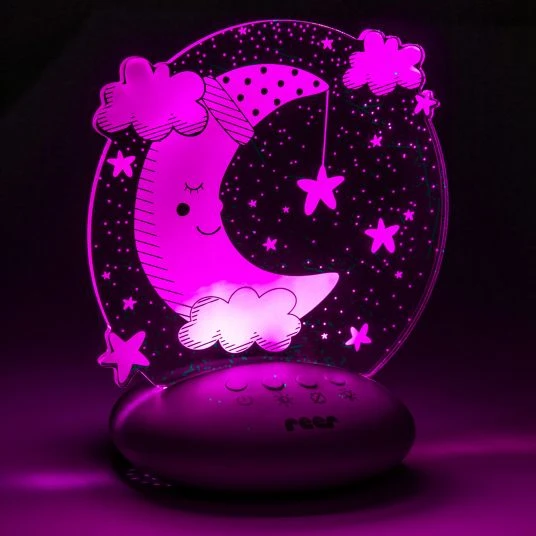 Reer Nachtlicht ColourLumy - Mond - Weiß / Grau 5 Reer Nachtlicht ColourLumy - Mond - Weiß / Grau – Bild 5