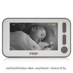 Reer Video-Babyphone BabyCam XL - Weiß / Grau -Wohnen & Schlafen Verkäufe reer video babyphone babycam xl weiss grau 80440 d2