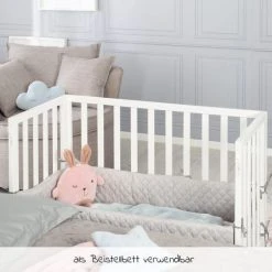 Roba 2in1 Beistellbett, Bank & Matratze & Nestchen Roba Style - Silbergrau - Weiß 8 Roba 2in1 Beistellbett, Bank & Matratze & Nestchen Roba Style - Silbergrau - Weiß -Wohnen & Schlafen Verkäufe roba 2in1 beistellbett bank matratze nestchen roba style silbergrau weiss 8970 we 8v230 d2