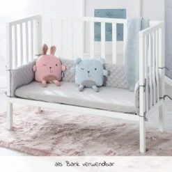 Roba 2in1 Beistellbett, Bank & Matratze & Nestchen Roba Style - Silbergrau - Weiß 9 Roba 2in1 Beistellbett, Bank & Matratze & Nestchen Roba Style - Silbergrau - Weiß -Wohnen & Schlafen Verkäufe roba 2in1 beistellbett bank matratze nestchen roba style silbergrau weiss 8970 we 8v230 d3