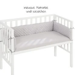 Roba 2in1 Beistellbett, Bank & Matratze & Nestchen Roba Style - Silbergrau - Weiß 10 Roba 2in1 Beistellbett, Bank & Matratze & Nestchen Roba Style - Silbergrau - Weiß -Wohnen & Schlafen Verkäufe roba 2in1 beistellbett bank matratze nestchen roba style silbergrau weiss 8970 we 8v230 d4