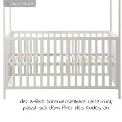 Roba Babybett und Kinderbett in Hausoptik 70 x 140 cm - Natur Weiß 10 Roba Babybett und Kinderbett in Hausoptik 70 x 140 cm - Natur Weiß -Wohnen & Schlafen Verkäufe roba babybett und kinderbett in hausoptik 70 x 140 cm natur weiss 203121 nafs d4