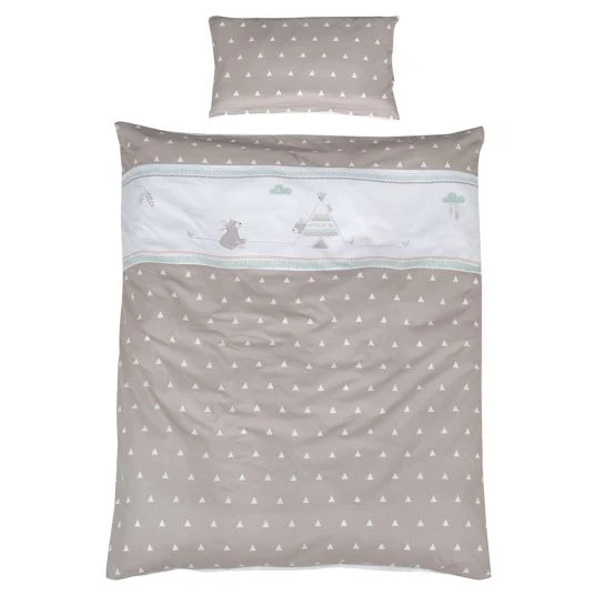 Roba Bettwäsche 100 x 135 cm - Indibär - Grau 1 Roba Bettwäsche 100 x 135 cm - Indibär - Grau