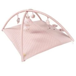 Roba Krabbeldecke / Wickelauflage mit Spielbogen - 75 x 85 cm - Roba Style Lily - Rosa Mauve